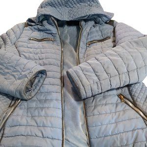 Woman's XL YMI puffer Jacket Hooded Winter Coat excellent condition like new